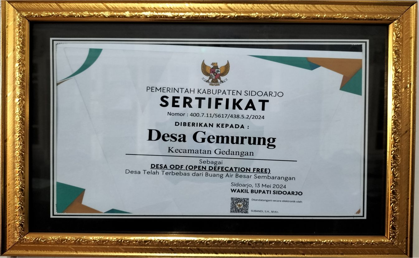 Desa Bebas ODF 2024 Desa Gemurung